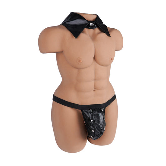 Channing :33.07LB Threesome Male Torso Sex Doll Wheat