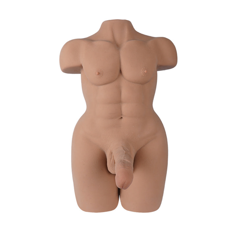 Channing :33.07LB Threesome Male Torso Sex Doll Wheat