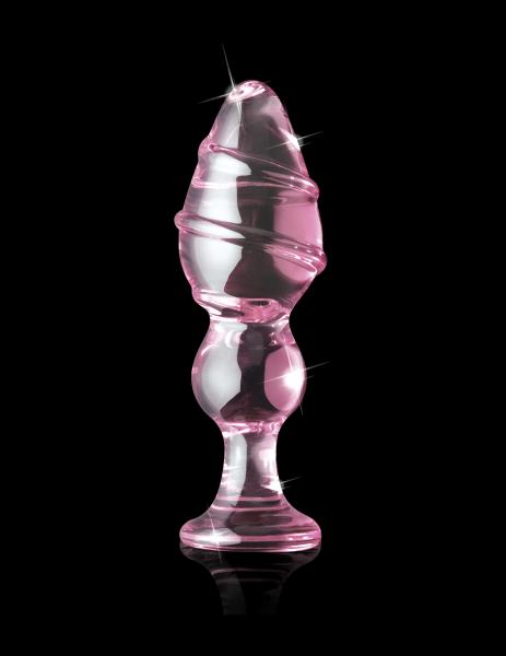 Icicles No 27 Pink Glass Butt Plug