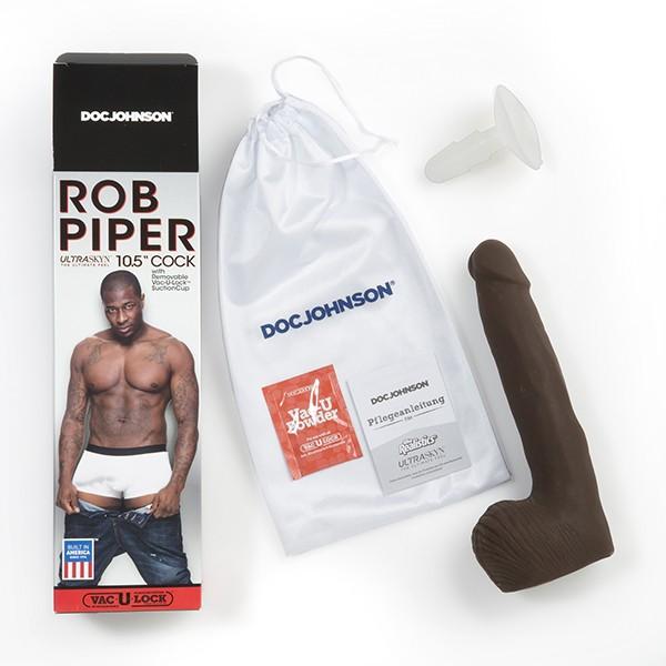 Rob Piper Ultraskyn 10.5 inches Cock Brown Dildo