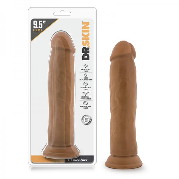 Dr. Skin - 9.5 Inch Cock - Mocha